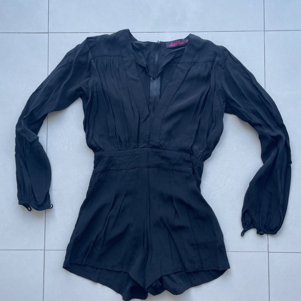 Motel Rocks black romper